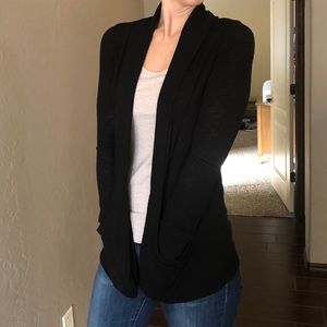 Black cardigan